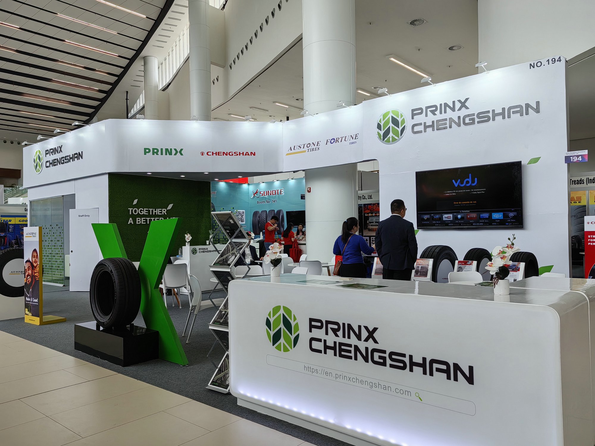 亮相巴拿马轮胎展 热博rb88为拉美用户打造品质之作